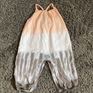 Tie-dye bubble romper